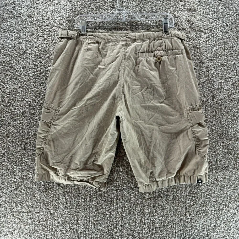 Nike Shorts Mens Medium Tan Cargo The Athletic Department Adjustable Waist Adult